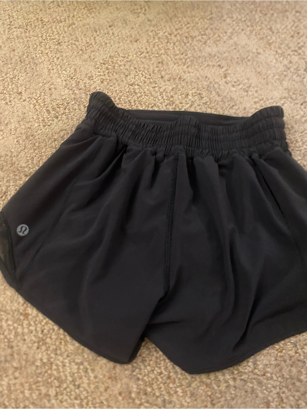 lululemon athletica Women's Black Athletic Shorts XS
